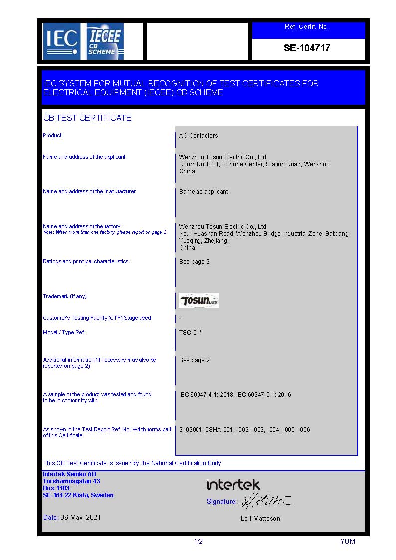 Le guide ultime du contacteur AC - Site officiel TOSUNlux - Fabricant de  disjoncteurs électriques en Chine