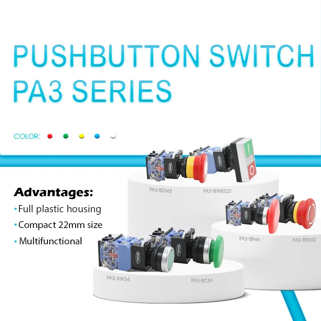 TOSUNlux PA3 Series Push Button Switch collection